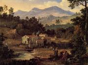 Joseph Anton Koch The Monastery of St.Francis in the Sabine Hills,Rome USA oil painting artist